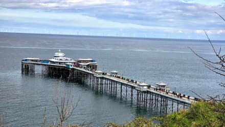 Llandudno Pier & promenade
